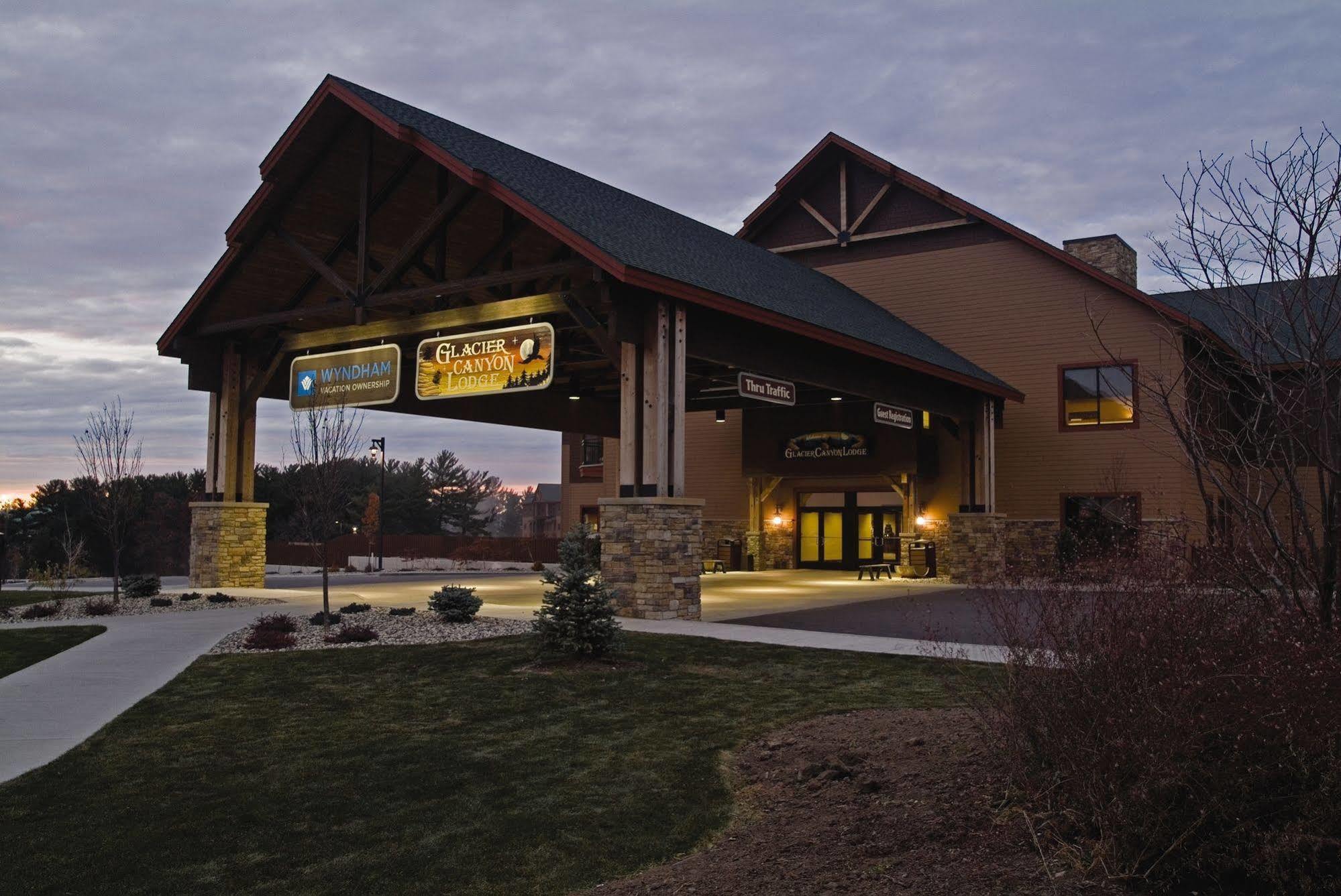 Club Wyndham Glacier Canyon Wisconsin Dells Exteriör bild